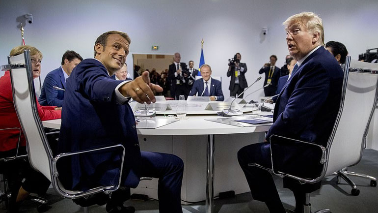 G7-Μακρόν: Συμφωνήσαμε στην αποκλιμάκωση της έντασης στις σχέσεις με το Ιράν