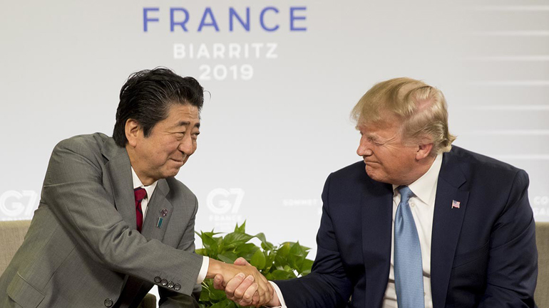 G7: Οι ΗΠΑ και η Ιαπωνία κατέληξαν σε μια “κατ΄αρχήν” εμπορική συμφωνία