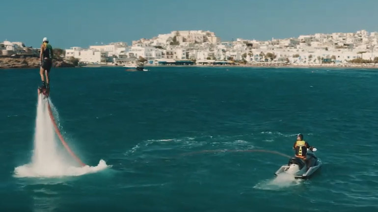 Εντυπωσιακά water sports στη Νάξο