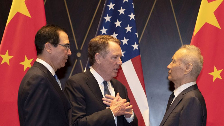 Έτοιμη η Κίνα να συνεχίσει τις διαβουλεύσεις με τις ΗΠΑ για το εμπόριο
