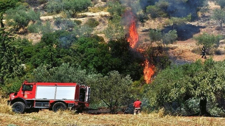 Πολύ υψηλός ο κίνδυνος πυρκαγιάς σήμερα