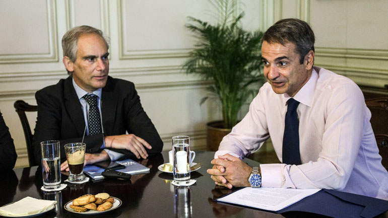 Συνάντηση Κυρ. Μητσοτάκη με τον ιδρυτή της πρωτοβουλίας Safe Water Sports