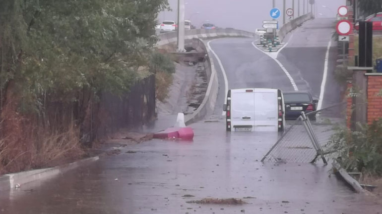 Μεγάλες πλημμύρες στην περιοχή της Μαδρίτης