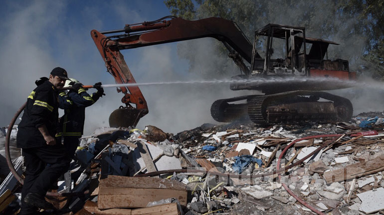 Υπό μερικό έλεγχο η φωτιά κοντά σε μονάδα επεξεργασίας λυμάτων της ΕΥΔΑΠ στη Λυκόβρυση