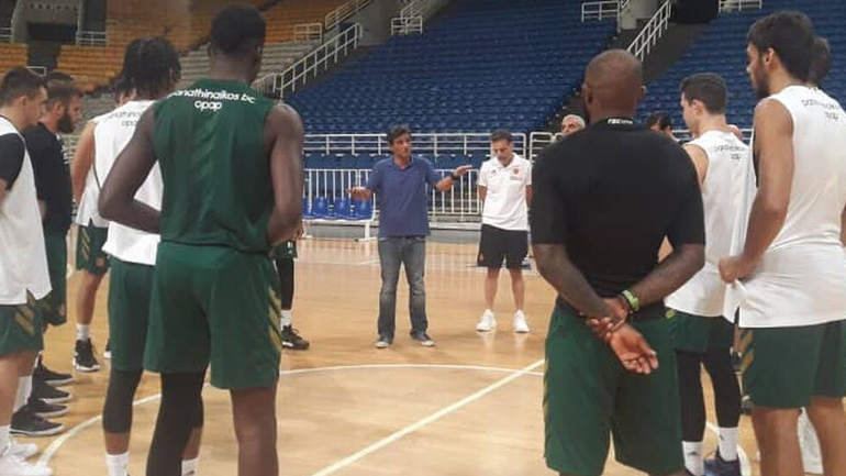 Παναθηναϊκός: Στην προπόνηση ο Γιαννακόπουλος