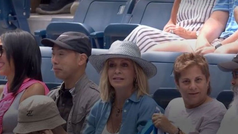 Άννα Βίσση: Της έκαναν παρατήρηση επειδή σήκωσε την ελληνική σημαία στο US Open