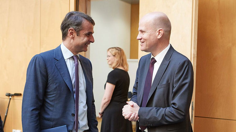 Τετ α τετ Κυρ. Μητσοτάκη – Όλαφ Σολτς στο Βερολίνο