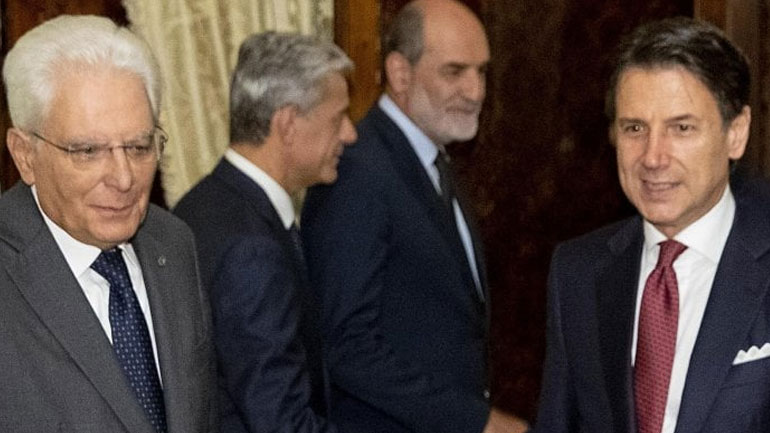 Ιταλία: Στον Κόντε η εντολή σχηματισμού κυβέρνησης συνασπισμού