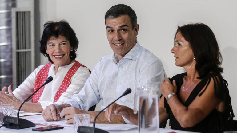 Ισπανία: Ο Σάντσεθ παρουσιάζει το πρόγραμμα της κυβέρνησης των Σοσιαλιστών