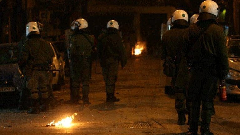 Επτά προσαγωγές σε επεισόδια στα Εξάρχεια