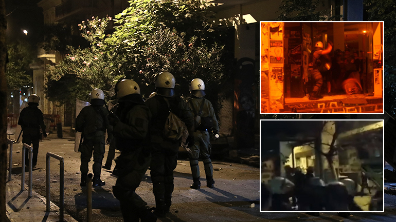 Επιχείρηση VOX της ΕΛ.ΑΣ. στα Εξάρχεια