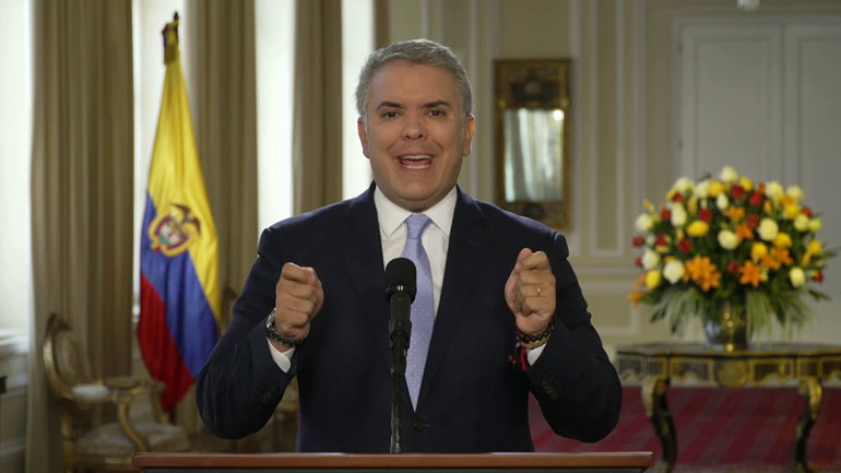 Κολομβία: Ο πρόεδρος Ντούκε κατηγορεί τη Βενεζουέλα ότι «φιλοξενεί» και «υποστηρίζει» νέα οργάνωση ανταρτών