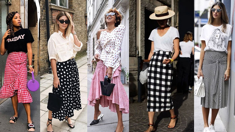 Πώς να φορέσετε τη midi φούστα το φθινόπωρο