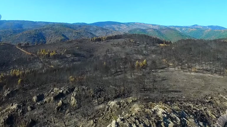 Εύβοια: Το αποτύπωμα μιας τεράστιας καταστροφής μέσα από την κάμερα drone