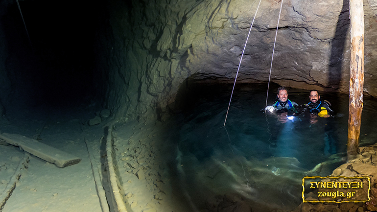 Βουτιά στα πλημμυρισμένα ορυχεία του Λαυρίου