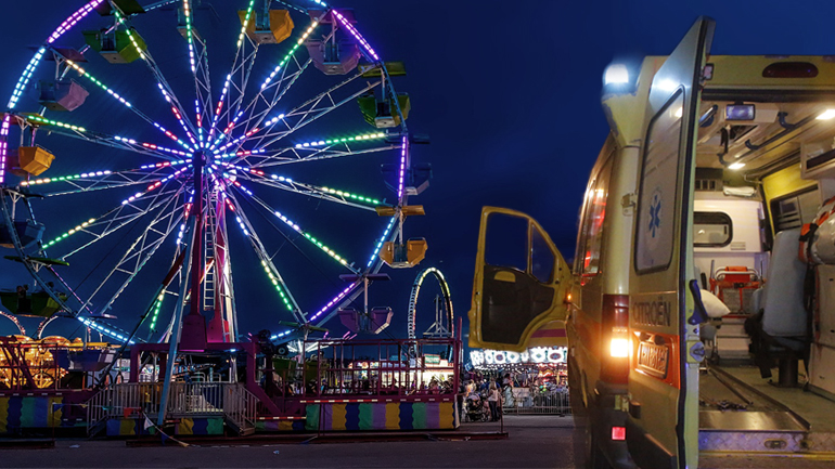 Τραγωδία σε λούνα παρκ στον Αλμυρό Βόλου