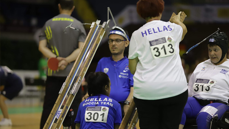 Ασημένιο μετάλλιο για τα ζευγάρια BC3 (Πολυχρονίδης, Ντέντα, Πυργιώτη) στο Ευρωπαϊκό Πρωτάθλημα