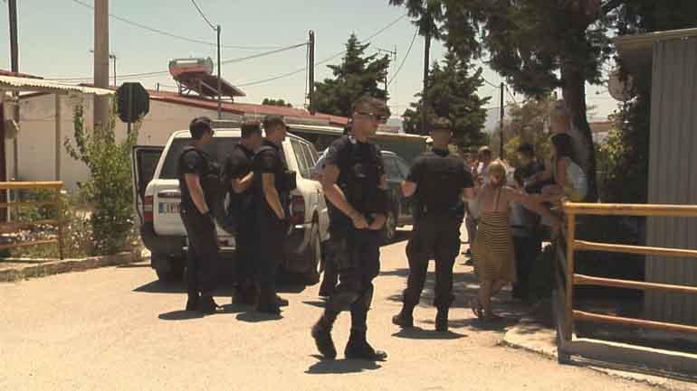 Θεσσαλονίκη: Αστυνομική έφοδος σε οικισμό Ρομά
