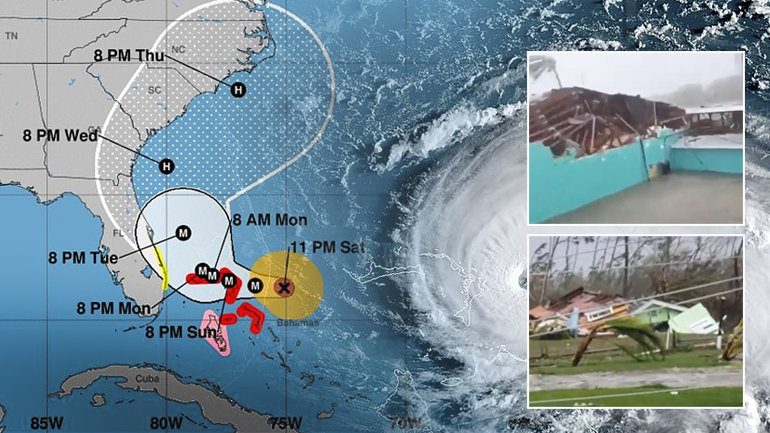Ο τυφώνας Dorian φτάνει στη Φλόριντα