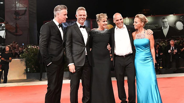 Ο Βαρουφάκης στο κόκκινο χαλί της Βενετίας