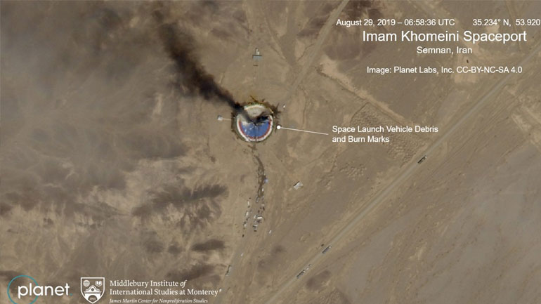 Το Ιραν επιβεβαίωσε έπειτα από μέρες ότι σημειώθηκε έκρηξη στο διαστημικό κέντρο Σεμνάν