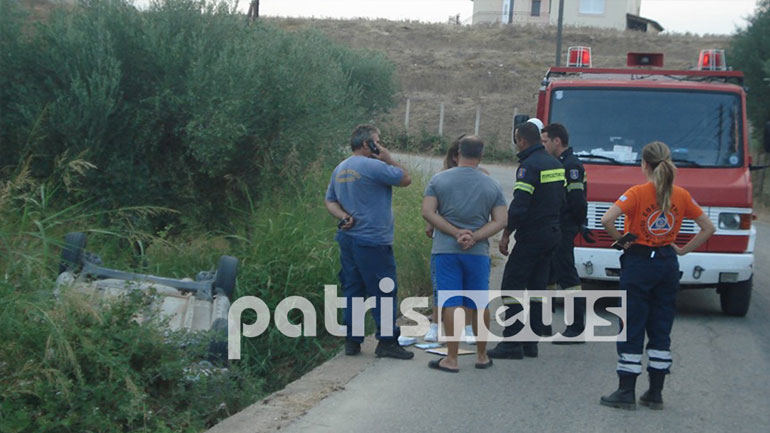 Αμαλιάδα: Τούμπαρε το αυτοκίνητό της και δεν έπαθε τίποτα