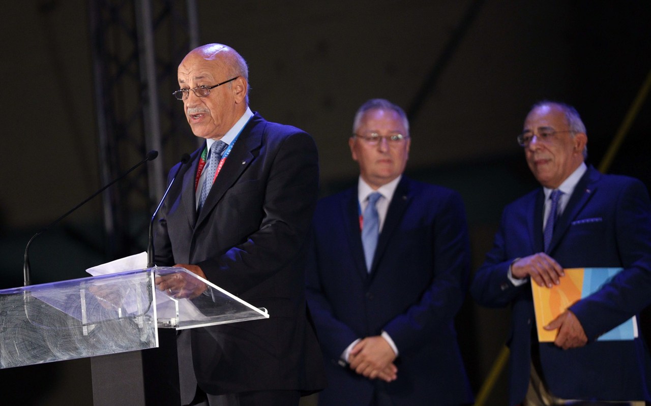 Ο Πρόεδρος της Διεθνούς Επιτροπής Μεσογειακών Αγώνων, Αμάρ Αντάντι