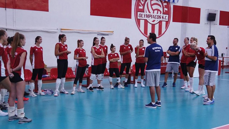 Τα φιλικά προετοιμασίας της γυναικείας ομάδας βόλεϊ του Ολυμπιακού