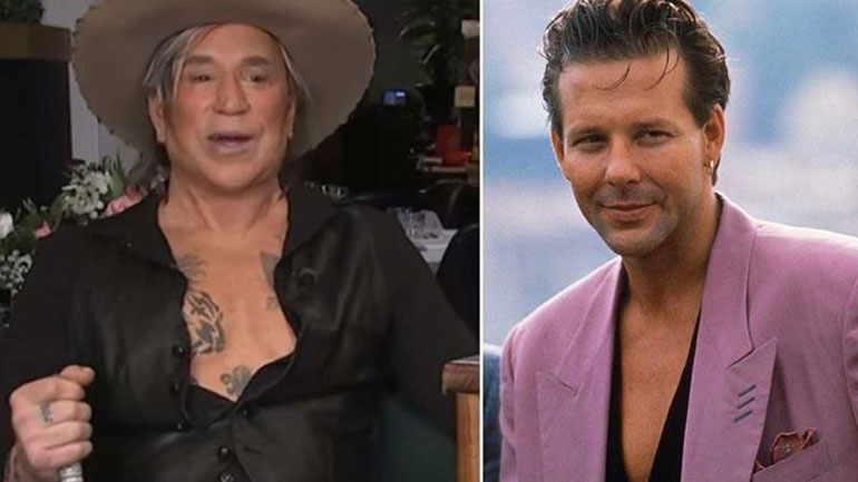 Αγνώριστος ο Mickey Rourke σε τηλεοπτική του εμφάνιση – Πήρε φωτιά το Twitter