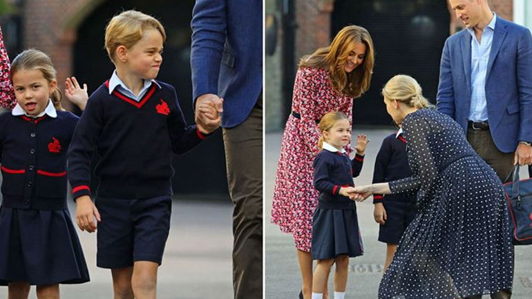 Πρώτη μέρα στο σχολείο για την πριγκίπισσα Charlotte!