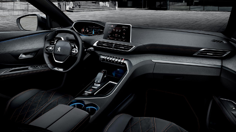 Το εσωτερικό του 3008  δεν περνά απαρατήρητο...