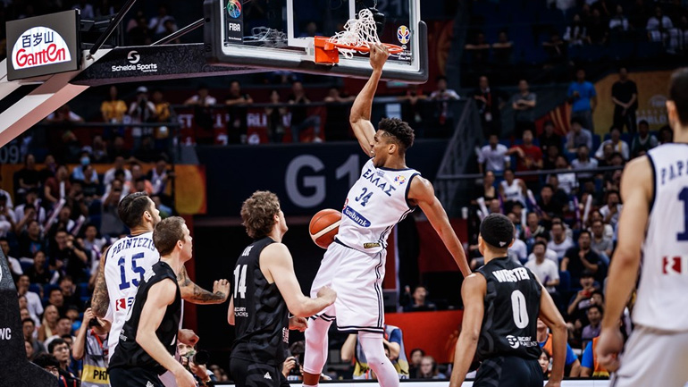 Μουντομπάσκετ: Με Αντετοκούνμπο το Top-5 της έκτης ημέρας