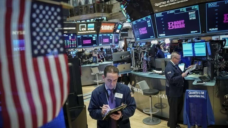 Μικτά πρόσημα στη  Wall Street