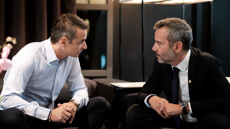 Με τον δήμαρχο Θεσσαλονίκης συναντήθηκε ο Κυρ. Μητσοτάκης