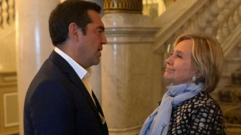 Με τη Χίλαρι Κλίντον συναντήθηκε ο Αλέξης Τσίπρας στην Ιταλία