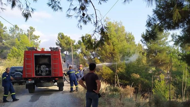 Υπό έλεγχο η φωτιά στο Σέιχ Σου