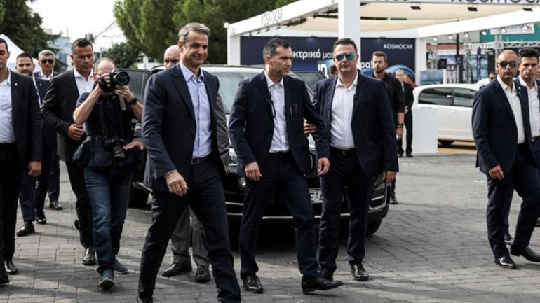 84η ΔΕΘ: Τον πρωθυπουργό Κ. Μητσοτάκη υποδέχτηκε στο Περίπτερο της Περιφέρειας Κεντρικής Μακεδονίας ο Α. Τζιτζικώστας