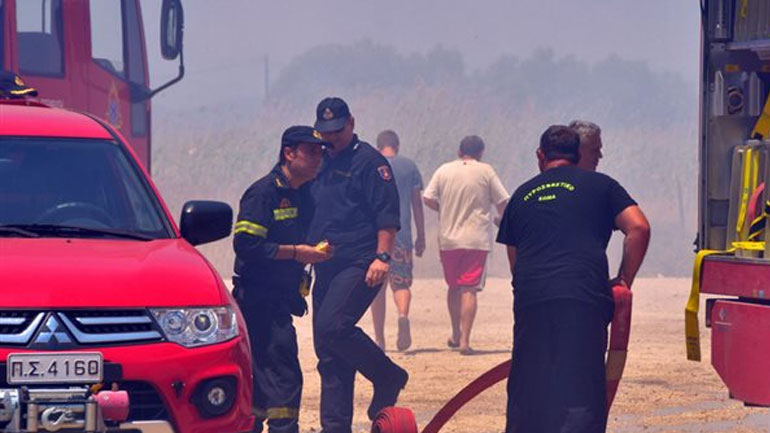 Σε εξέλιξη πυρκαγιά στο Γύθειο