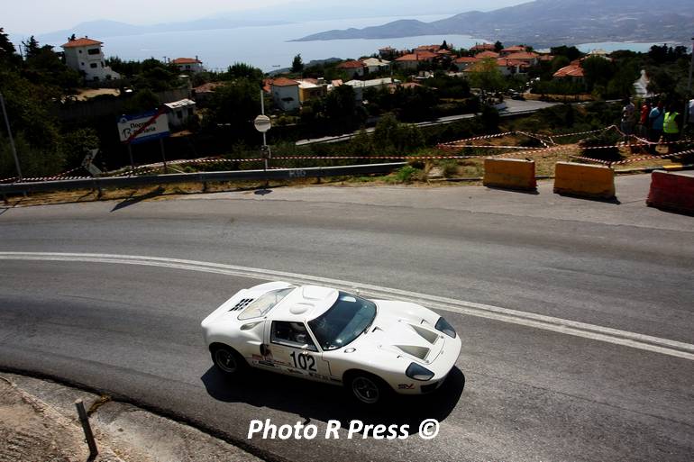 O Αλέξανδρος Εδιπίδης με το πανέμορφο και σπάνιο Ford GT40