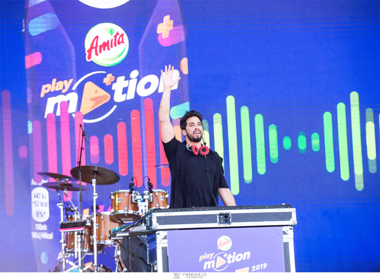 Ο Dj Pitsi στα decks της Ημέρας Θετικής Ενέργειας 2019