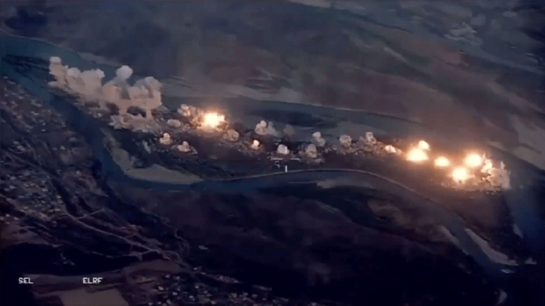 Αμερικανικά μαχητικά ισοπεδώνουν νησί του ISIS με 36 τόνους εκρηκτικά