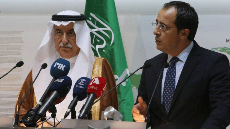 Στη Λευκωσία ο Σαουδάραβας ΥΠΕΞ – Πλήρης στήριξη του Ριάντ στις αποφάσεις των Ηνωμένων Εθνών για το Κυπριακό