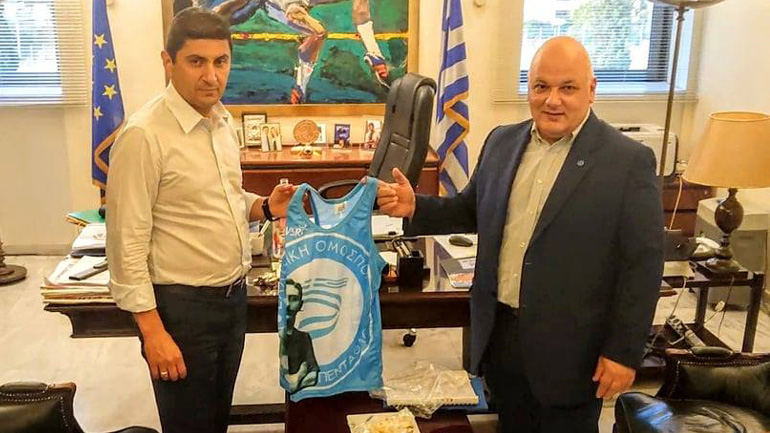 Συνάντηση με τον υφυπουργό Λευτέρη Αυγενάκη είχε ο Τάσος Πανταζίδης