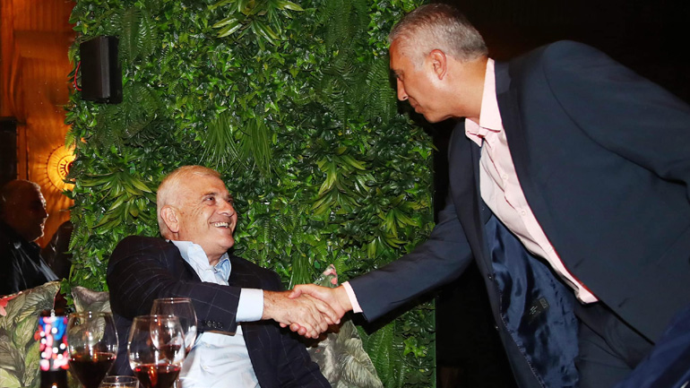 Στο δείπνο της ΑΕΚ ο Δημήτρης Μελισσανίδης