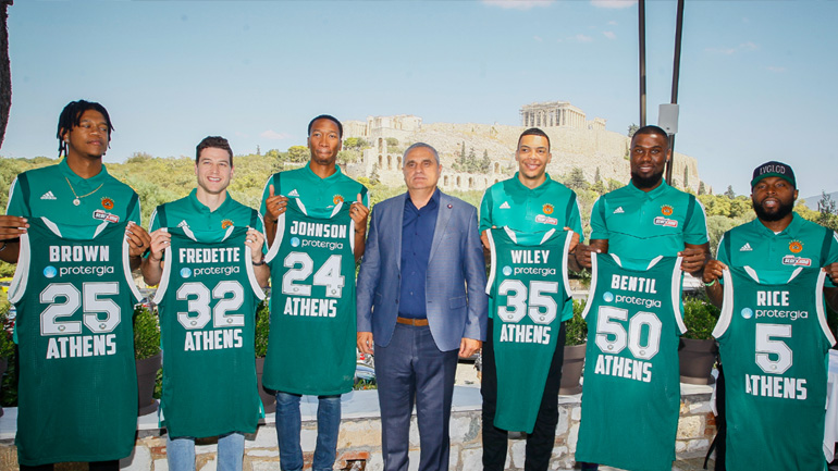 Μπάσκετ: Ο Παναθηναϊκός παρουσίασε τα νέα του μεταγραφικά αποκτήματα