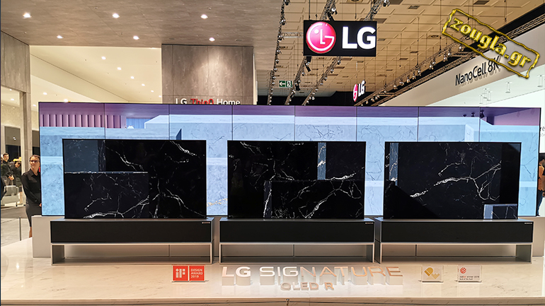 LG: Είδαμε από κοντά την πρώτη τυλισσόμενη τηλεόραση!