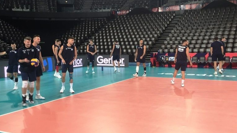Euro Volley: Μεσημεριανή προπόνηση πριν την Ιταλία για την Εθνική