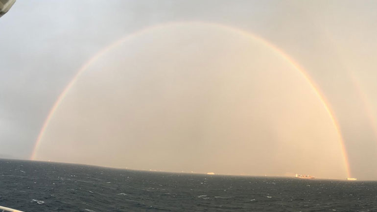 Ουράνιο τόξο στον Πειραιά