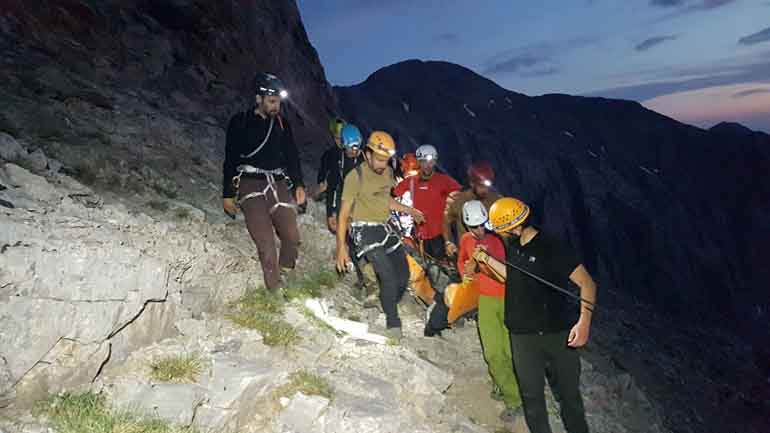 Επιχείρηση μεταφοράς ατόμου χωρίς τις αισθήσεις του από τον Όλυμπο