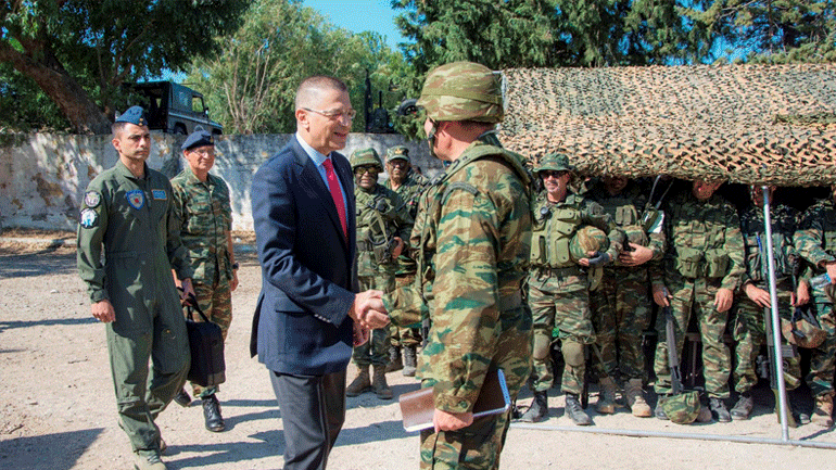 Άσκηση Εθνοφυλάκων στη Ρόδο παρουσία ΥΦΕΘΑ Αλκιβιάδη Στεφανή